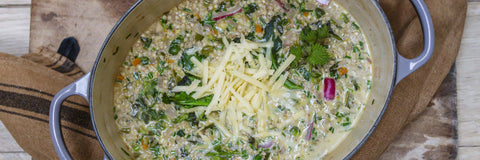 Spring Buckwheat Risotto